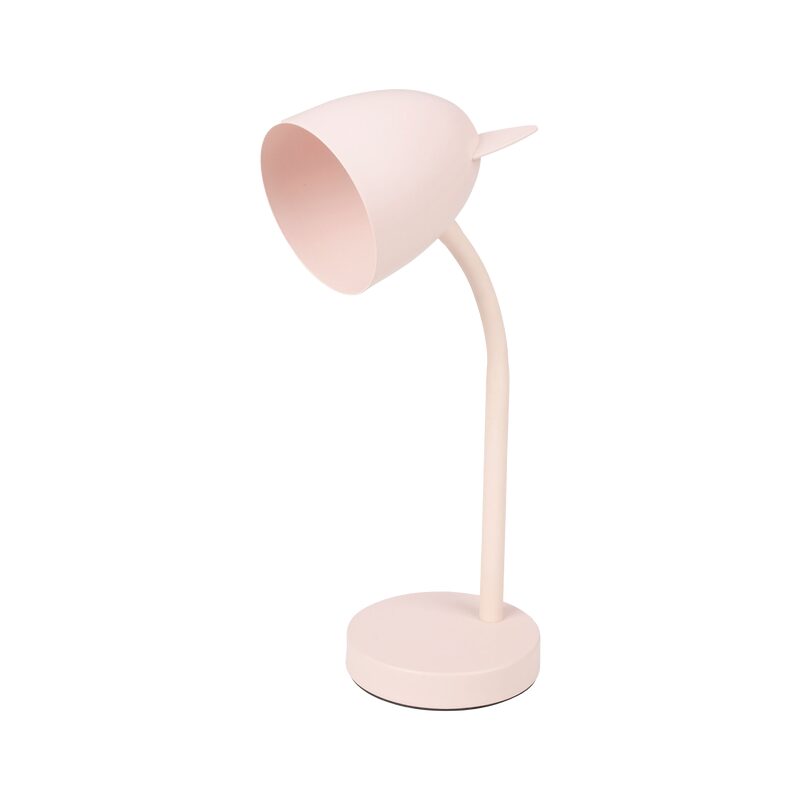 Lampe à poser OREILLES CHAT coloris rose 34,5 x 12,5 cm