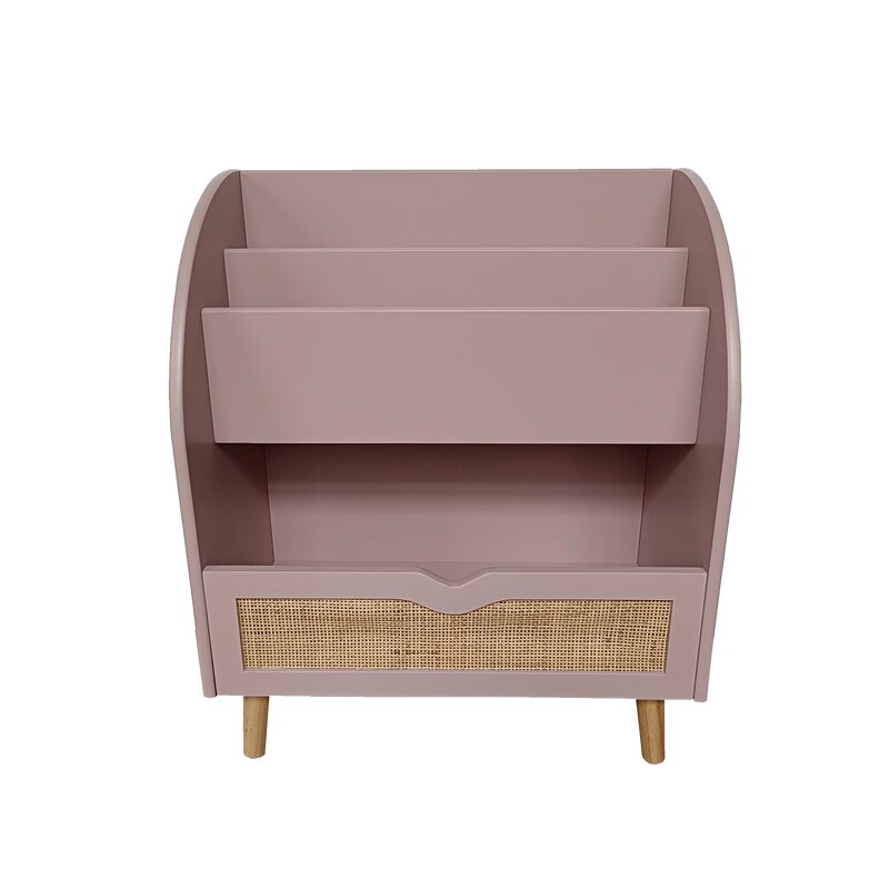 Bibliothèque Enfant EZRA coloris rose