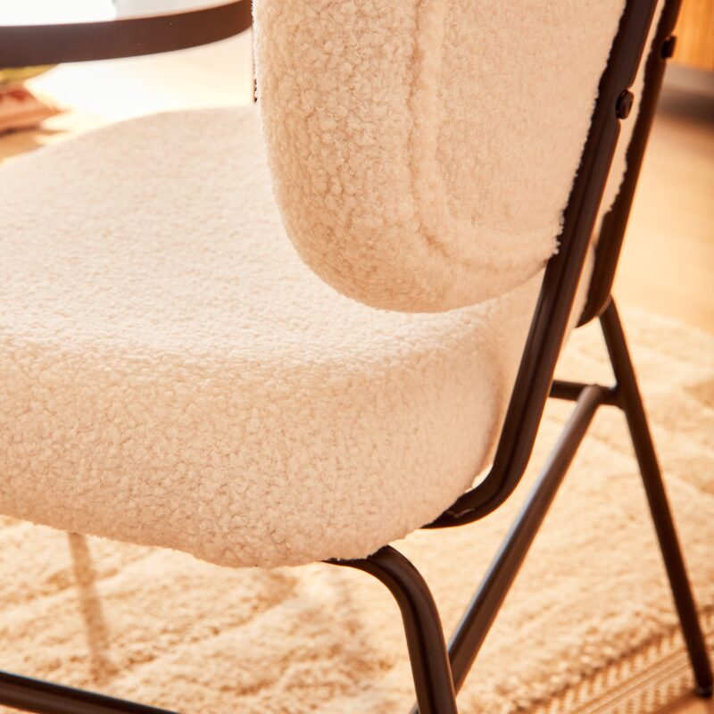 Fauteuil SILA coloris blanc