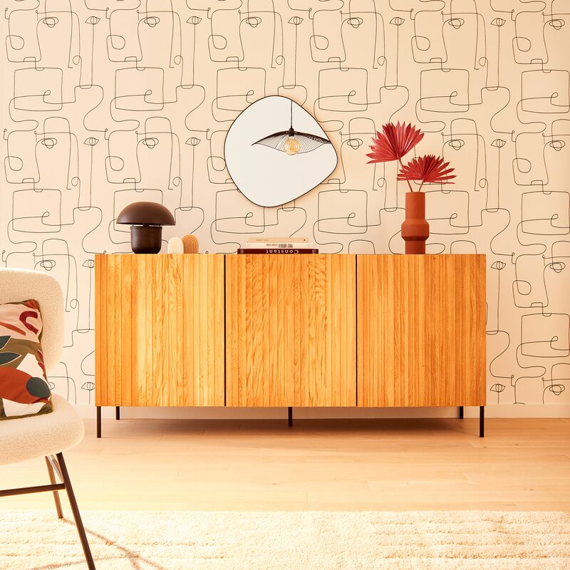Buffet GRAVURE coloris naturel