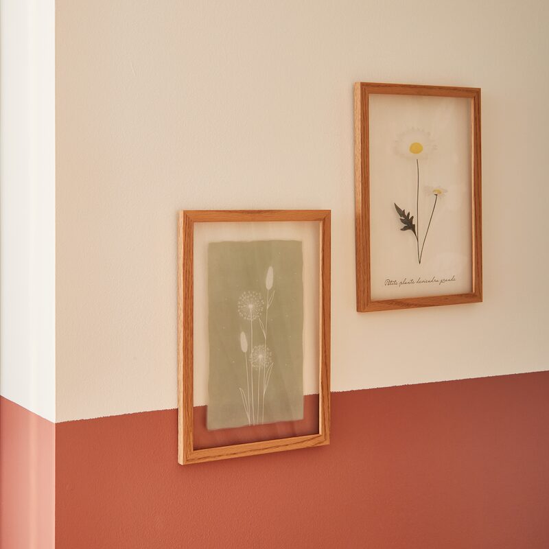 Image sous verre DOUCE CAMPAGNE GRAMINEES 20 x 30 cm