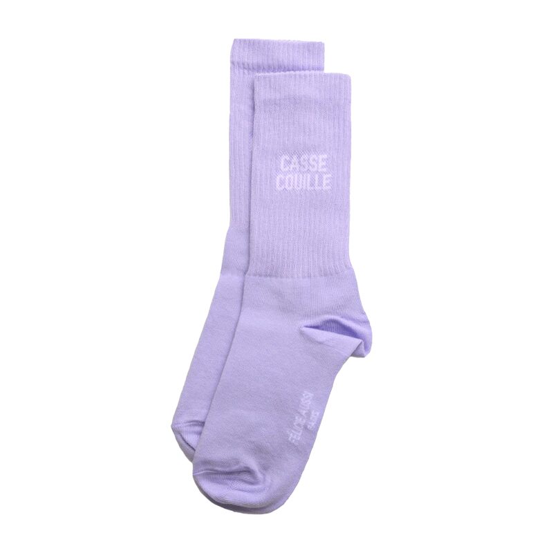 Chaussettes CASSE-COUILLE coloris mauve