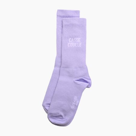 Félicie aussi Chaussettes CASSE-COUILLE coloris mauve