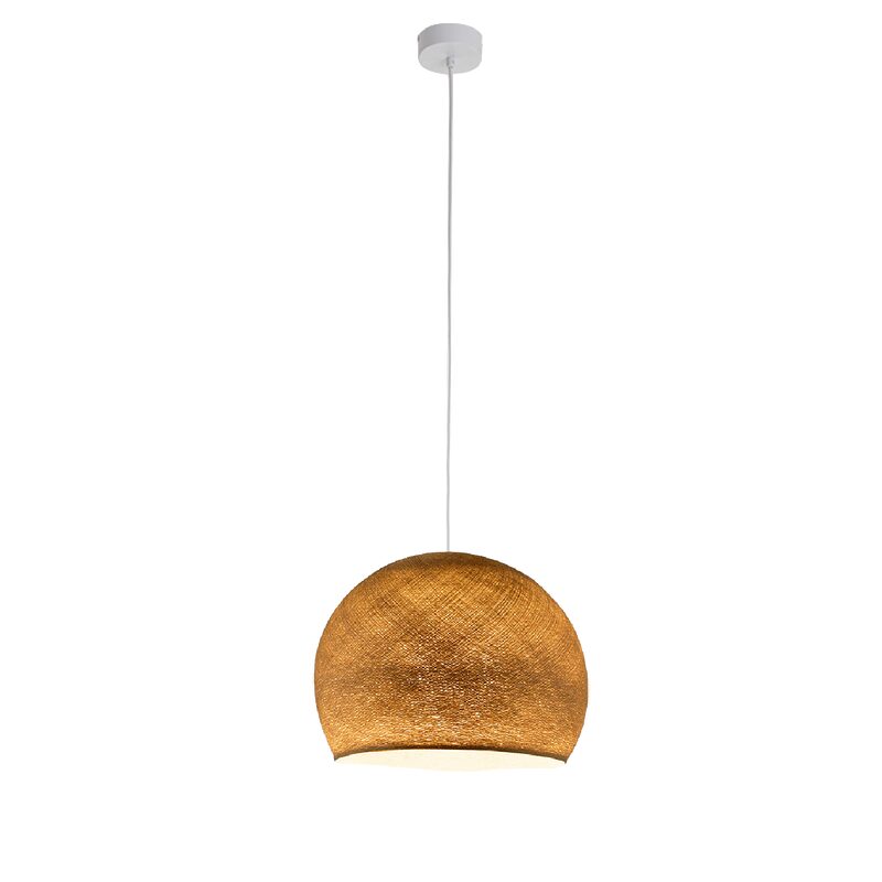 Suspension COUPOLE coloris caramel 36 cm