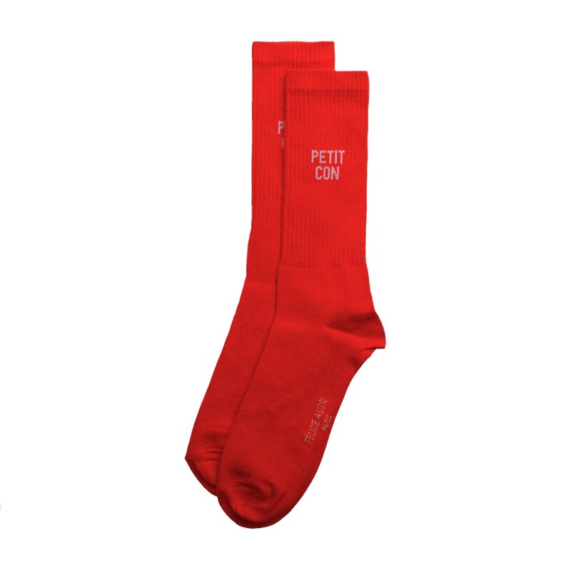 Chaussettes PETIT CON coloris rouge