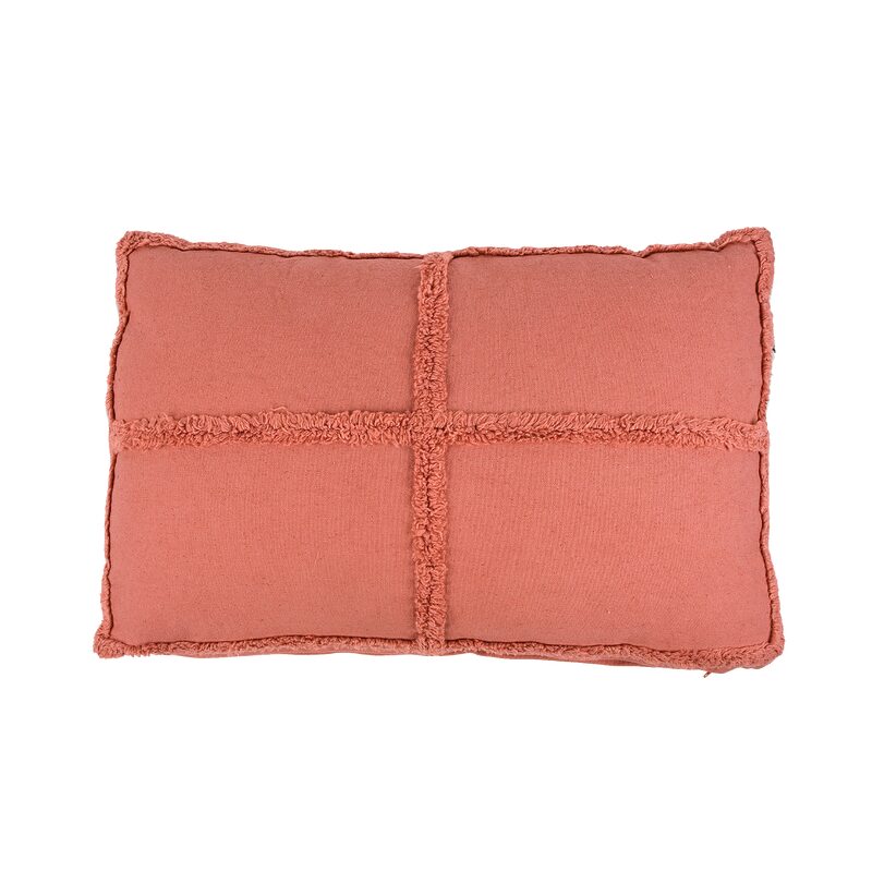 Coussin CARLOS coloris orange 45 x 45 cm