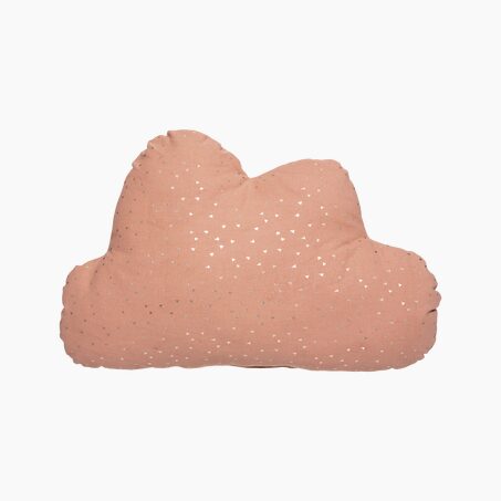 Coussin BABY CLOUD coloris terracotta 28 x 45 cm