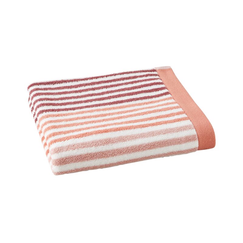 Serviette éponge LUIZA coloris bordeaux 50 x 100 cm