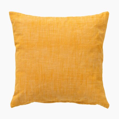 Coussin NATY coloris jaune 45 x 45 cm