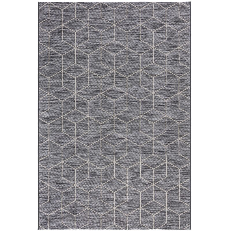 Tapis NAPOLI coloris noir / gris 120 x 230 cm