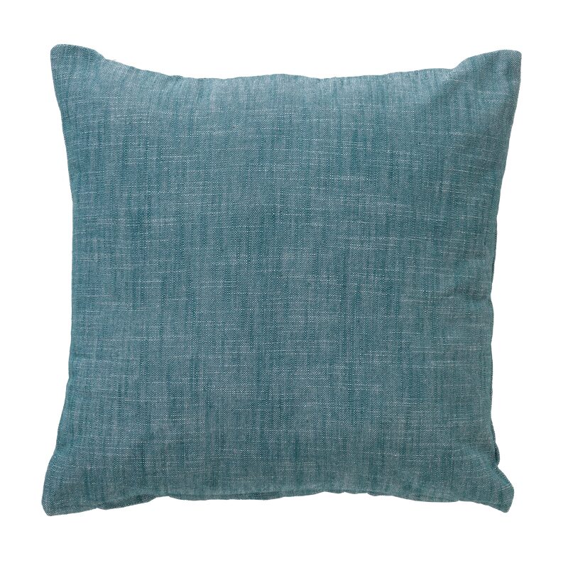 Coussin NATY coloris vert bleuté 45 x 45 cm