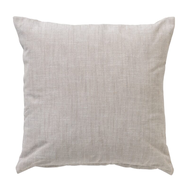 Coussin NATY coloris beige 45 x 45 cm