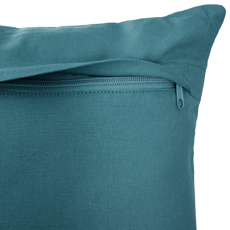 Coussin OTTO coloris bleu canard 30 x 50 cm