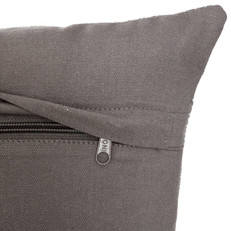 Coussin OTTO coloris gris 30 x 50 cm