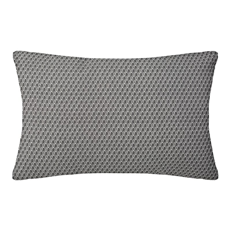 Coussin OTTO coloris gris 30 x 50 cm