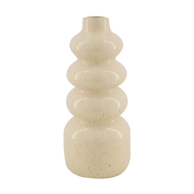 Vase CERAMIC BLANC coloris blanc