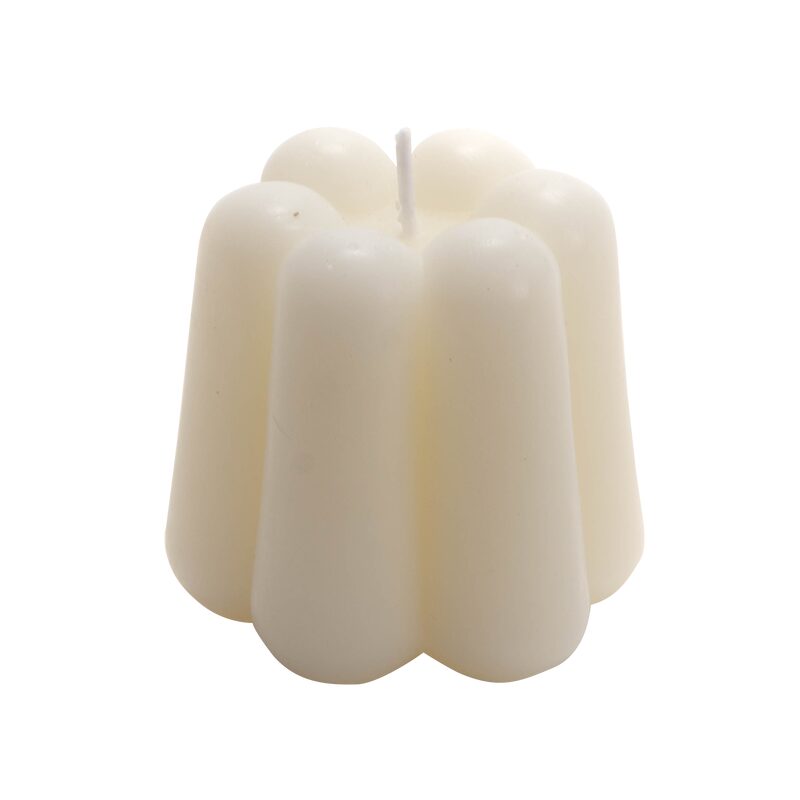 Bougie CANNELE coloris blanc