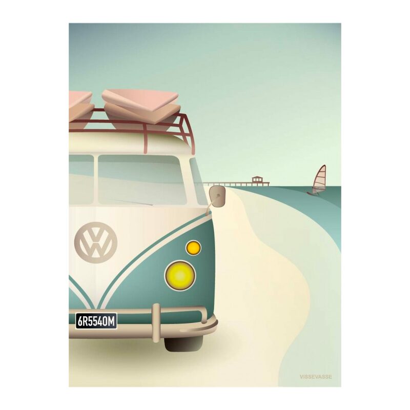 Affiche VW CAMPER 30 x 40 cm