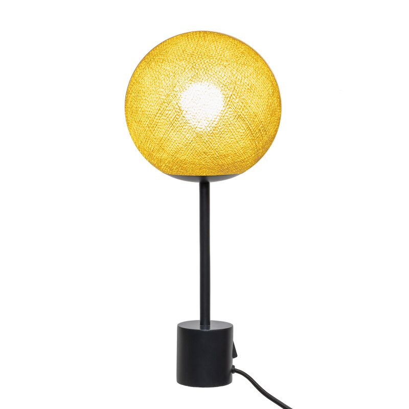 Lampe à poser APAPA coloris moutarde 39,6 x 17 cm