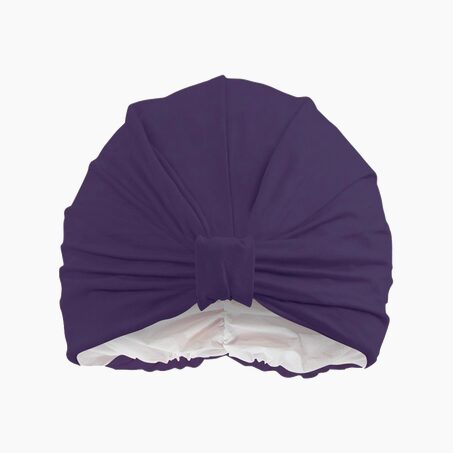 Full circle Beauty Bonnet de douche TURBAN aubergine