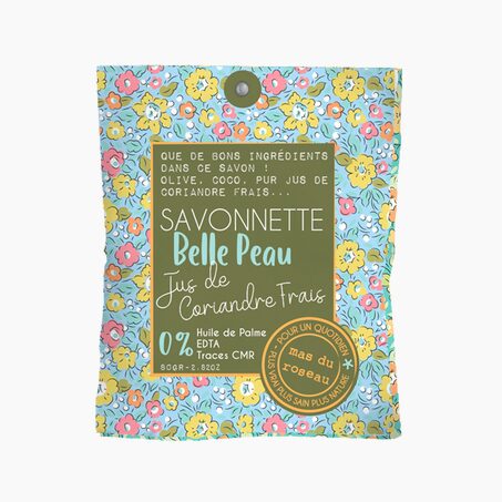 Mas du Roseau Savon BELLE PEAU PUR JUS DE CORIANDRE Jus de coriandre