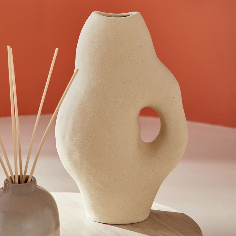 Vase ASTRATTO coloris blanc