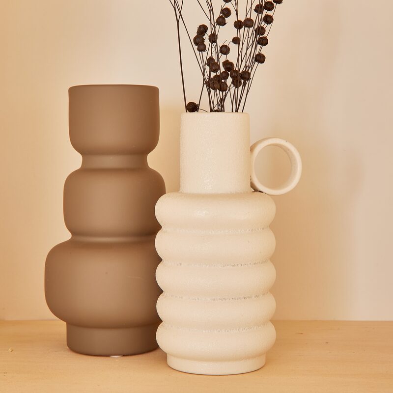 Vase JARRON coloris blanc