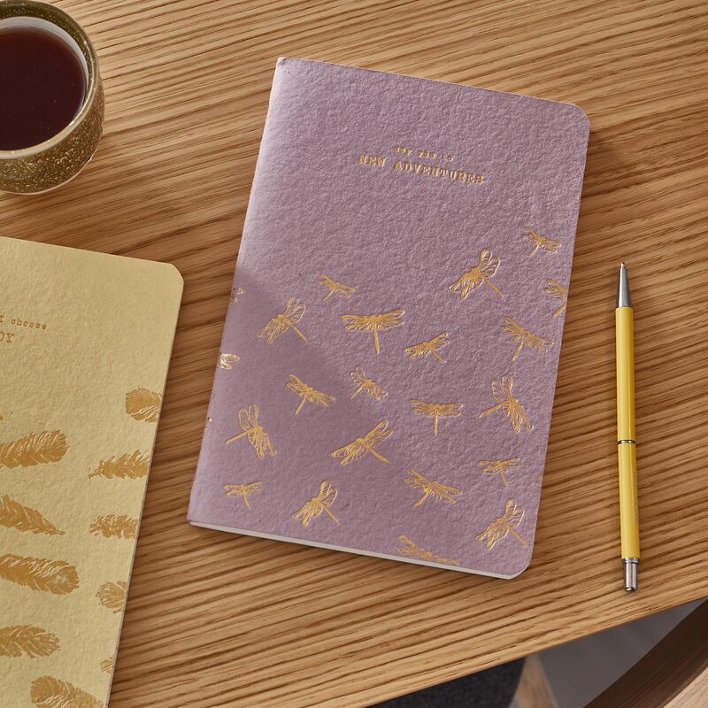 Carnet NEW ADVENTURES coloris mauve