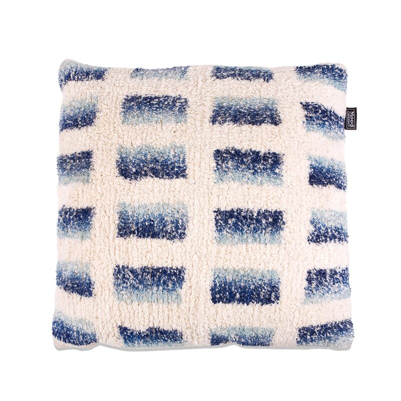 Coussin PABLOS coloris bleu 45 x 45 cm