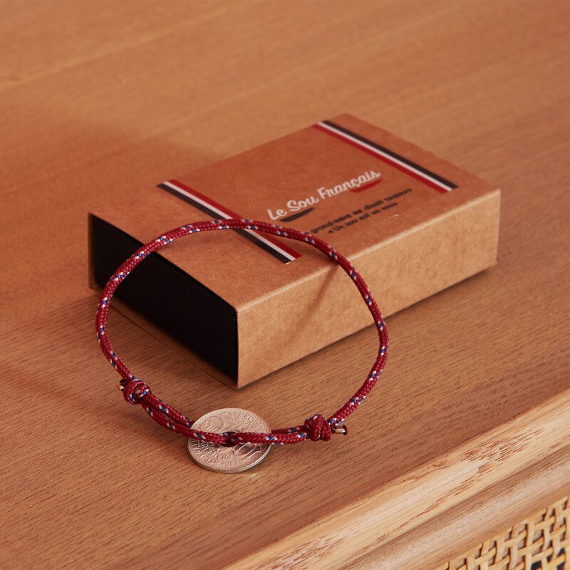 Bracelet LE BORDELAIS coloris bordeaux