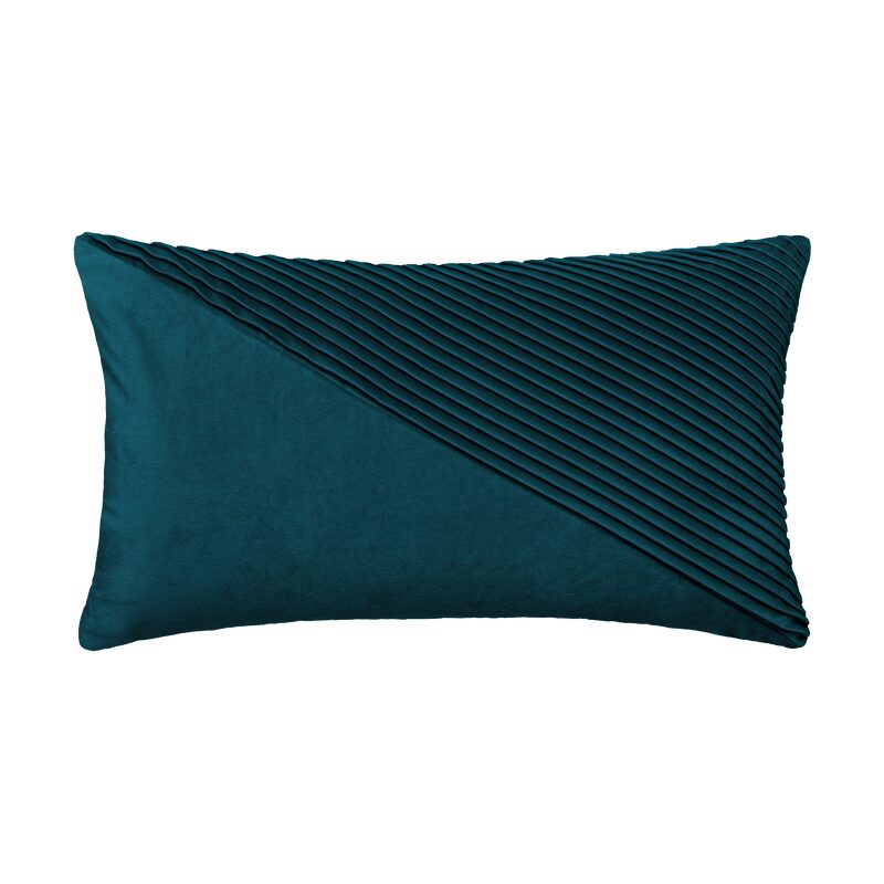 Coussin NAIMA coloris bleu canard 30 x 50 cm