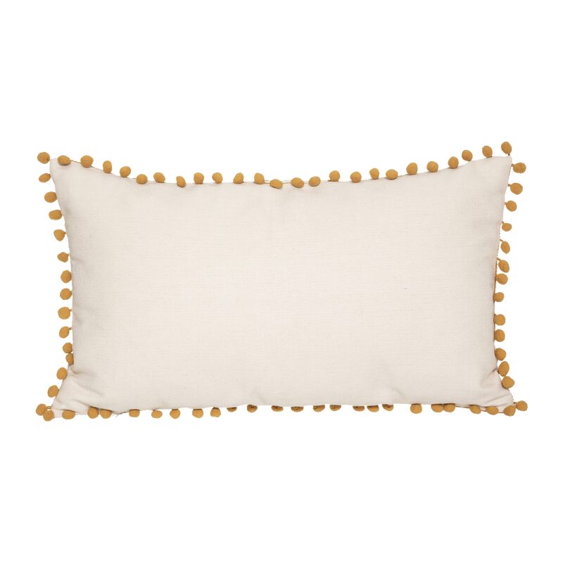 Coussin PLAY coloris ocre 30 x 50 cm