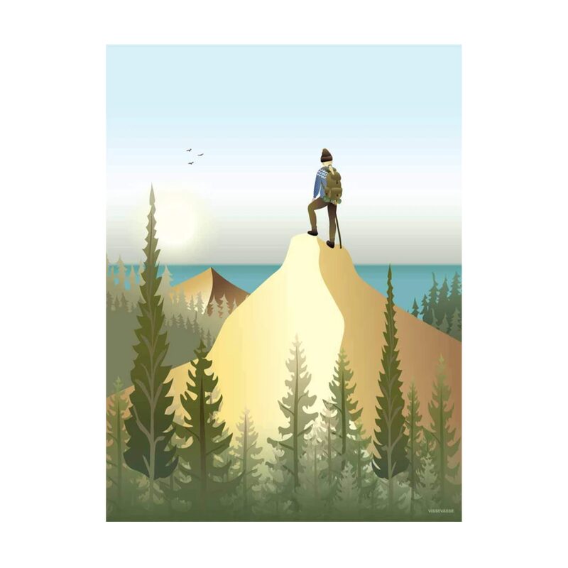 Affiche TOP OF THE MOUNTAIN 30 x 40 cm