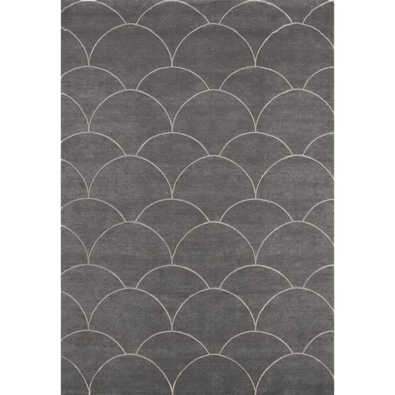 Tapis EDDIE coloris gris 160 x 230 cm