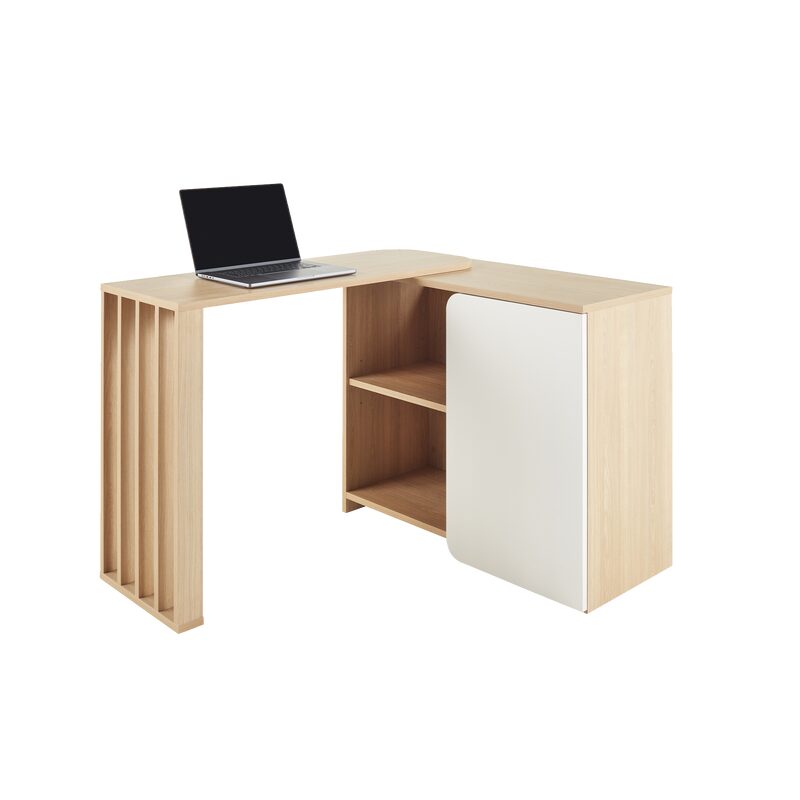 Bureau modulable SPACE coloris pierre de lune
