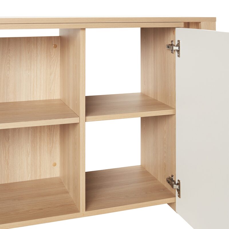 Bureau modulable SPACE coloris pierre de lune