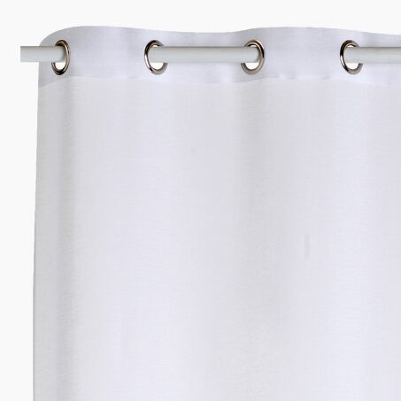 Voilage LILOU coloris blanc 140 x 260 cm