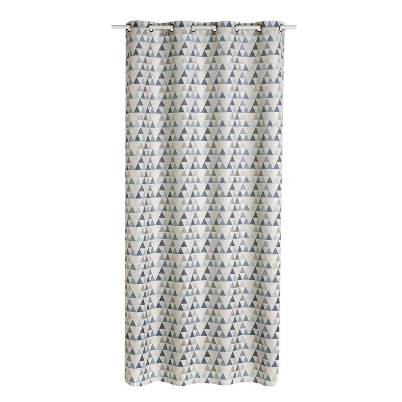 Rideau NILS coloris bleu turquin 140 x 250 cm