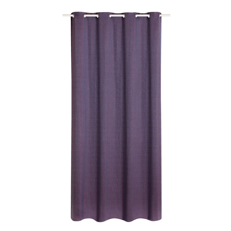 Rideau DAVILIEN coloris bleu rougi 140 x 260 cm