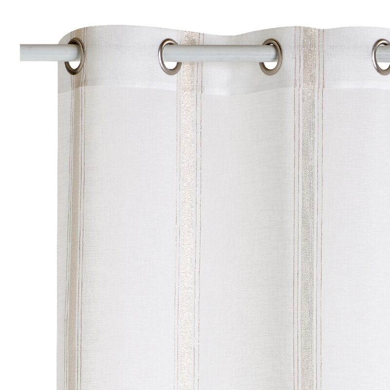 Voilage NITA coloris lin 140 x 240 cm