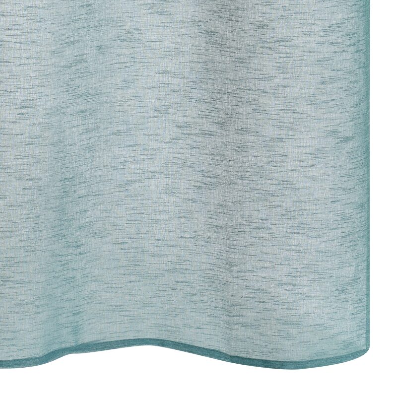 Voilage LILOU coloris bleu canard 140 x 260 cm