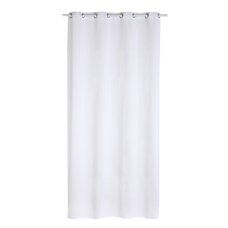 Voilage LILOU coloris blanc 140 x 260 cm