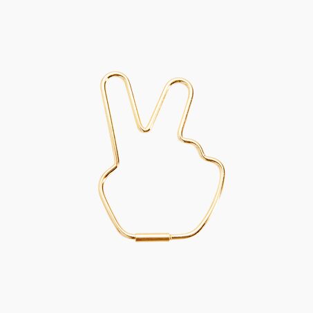 Donkey Porte clef PEACE coloris or