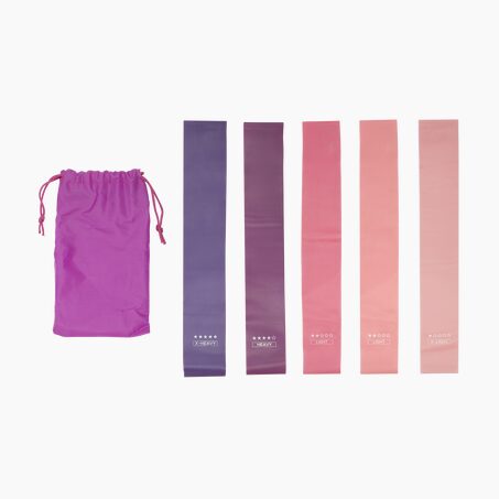 Kikkerland Elastiband sport MIX coloris rose