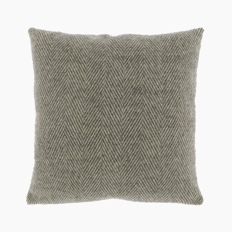 Coussin KROSSY coloris Chateau grey 45 x 45 cm