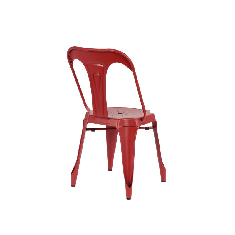 Chaise KRAFT coloris rouge