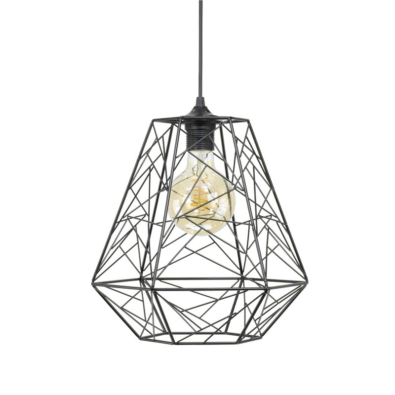 Suspension BLINT coloris noir 30 x 30 cm