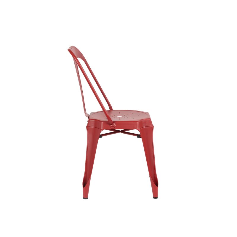 Chaise KRAFT coloris rouge