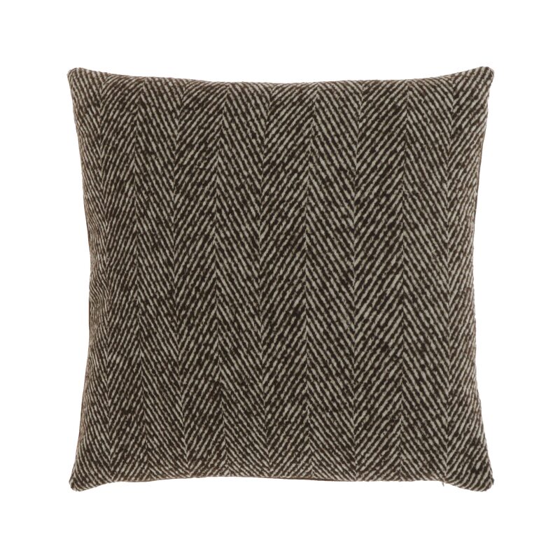 Coussin KROSSY coloris Bison Brown 45 x 45 cm