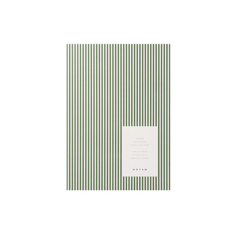 Carnet VITA MEDIUM coloris vert